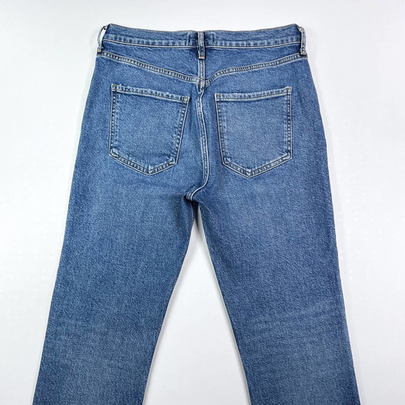 AGOLDE Riley High Rise Straight Crop Jeans Silence - Picture 4 of 11